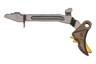 Overwatch Precision Glock Gen 1-4 9/40/357 FALX Trigger in FDE/Gold